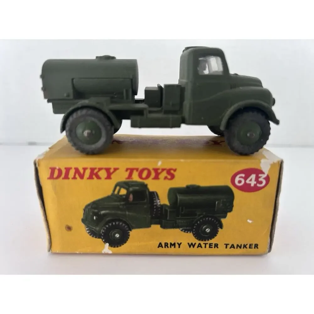 Vintage Meccano / Dinky 643 Army Water Tanker Good Pre Owned w/Original Box